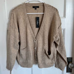 Lulus NWT  tan cardigan size medium Photo 0