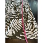 Talbots  Dress Petite Medium MP Sleeveless Green Ferns Leaf Keyhole Woodland Prep Photo 9