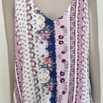 Living Doll Floral Paisley Boho Tank Top Photo 2