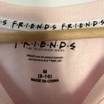 FRIENDS the television series pink crewneck fleece sweater women's size medium Photo 3
