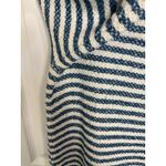 Anthropologie  Postmark Blue Striped Tunic Faux Leather Size XS Boho Pockets Photo 10