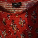 Rue 21 NEW. Red off the shoulder floral mini dress. Photo 2