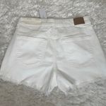 American Eagle White Super Stretch Mom Short Sz 4 Photo 3