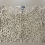 Pinky Buckle cream floral crochet top boho Size S Photo 1