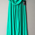 EXPRESS sz S green tube maxi sun dress NWT Photo 0