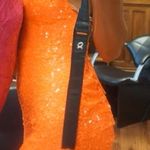 Prom Dress Orange Size 4 Photo 3