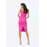 Dress the Population NEW Women's Nicole Short Dress Fuchsia Pink Straps Size XS Photo 4