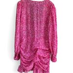 Pretty Little Thing  Pink Leopard Ruched Plunge Bodycon Plus Dress NWT Photo 14