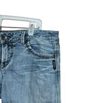 Silver Jeans Shorts Womens 32 35 Blue Eden Distressed Fringe Hem Cutoff Bottoms Photo 2