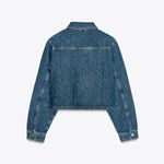 ZARA NWT  Limited Edition & Rare TRF Cropped Denim Jacket Women’s Size Large Photo 5