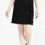 J.Crew NWT  Ruffle-front mini skirt in double-serge wool Black SZ-0 Photo 1