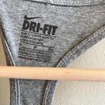 Nike  Dri-Fit Gray Racerback Tank Top Womens Size S Athletic Yoga Hiking‎ Photo 1