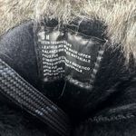 Khombu  Size 9 Boots Black Leather Lace Up‎ Faux Fur Side Zip Winter Mid Calf NWT Photo 10