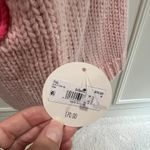 Tullabee‎ Pink Chunky Knit Cardigan Sweater Hearts Novelty Love Girlcore Size M Photo 5