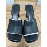 Vince  Lulu Heel Sandals Black Leather Size 10 US 41 EU NIB Timeless Minimalist Photo 4