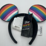 Disney  Pride Faux‎ Leather Rainbow Minnie Ears Photo 0