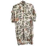 VICI  Floral Kimono Dolman V-Neck Short Sleeves Dress Flowy S Boho Photo 1