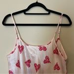 Vintage Intimates Pink Heart Lingerie Slip Dress Valentines Romantic Feminine Size M Photo 1