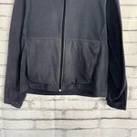 Eddie Bauer  Full Zip Fleece Jacket Women’s M Navy Blue Soft Warm Lightweight Photo 3