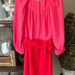 Reiss Valentina Color Clash Dress Pink Red Womens Size US 4 Photo 5
