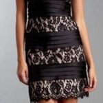 INC International Concepts Lace Strapless Dress Cocktail Party Black 8 Photo 0