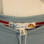 C&C California  Blue Graphic Sweatshirt Photo 3