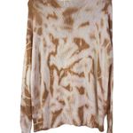 Show Me Your Mumu SMYM Sunday Sweater in Tan Tie Dye Medium M Lounge Cozy Knit Photo 9