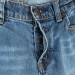 London Jean Loudon Jeans Womens 2 Straight Leg Mid Rise Distressed Button Fly Stretch 29x28 Photo 4