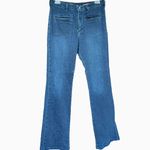 Pilcro Anthropologie  Mid-Rise Slim Puddle Bootcut‎ Jeans Sz 31 Photo 4