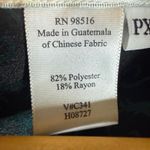 Coldwater Creek  PXL Womens Tapestry Button Front Jacket Teal Purple Paisley Photo 2