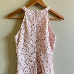Lulus  Love Poem Blush Pink Lace Mini Dress Blush Pink‎ Womens Size S Lined Photo 13