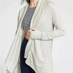Athleta  Pranayama Wrap Cardigan Open‎ Front Gray Athleisure Womens Size S Photo 0