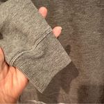 Marled Comfy Cozy Long Sleeve Split Hem Love Sweatshirt Women's Medium Gray Photo 4