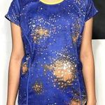 Nike multicolored blue and orange splatted M Photo 0