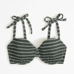 Abercrombie & Fitch Curve Love Tie-Strap Underwire Bikini Top Photo 0