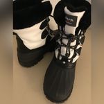 Storm By Cougar women white faux fur nylon rubber waterproof boots Size 6 Silver Photo 9