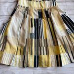 Anthropologie Maeve Otta Geometric Pleated Silk Dress Sz 4 Photo 5