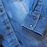 Wrangler  Embroidered Denim Snap Button Shirt Photo 3