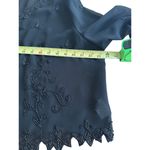 Karen Millen Karen Miller Sheer Beaded Jacket Shrug With Floral Design Scalloped Edges Sz 20 Photo 8