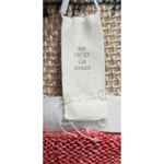 Eileen Fisher  Linen Cardigan Sweater Coral Orange M Midi Open Front Lightweight Photo 5