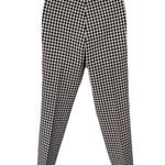 Akris Punto  Black and White Gingham Print Pants, Size 6 Photo 3