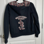  Parks walt disney world mickey‎ plaid pattern zip hoodie jacket XL women Photo 0