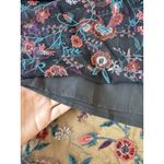 Sam Edelman Black A-line Floral Embroidered Mesh Midi Dress SIZE 4 NWT 2029 Photo 6