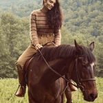 💕DOEN💕 Atherton Pant ~ High Waisted Corduroy Pants Chestnut Brown 6 NWT Photo 3