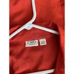 Cato Women's Burnt Orange Long Sleeve Stretch Button Down Shirt Plus Size 22/24W Photo 4