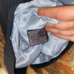 Tahari  Arthur S Levine Navy Blue Striped Vest Top Women's Size 12 Photo 5