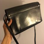 Madewell Black Leather Satchel Purse Photo 2