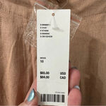 Urban Outfitters NWT  Helena Linen Blend Trouser Pants Beige Size 10 Photo 3