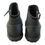 Jbu Paulina Water Resistant Leather Ankle Boots Black Comfort Women Size 9.5 Photo 5