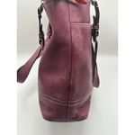 Coach Hamilton Purple Leather Shoulder Bag Photo 7